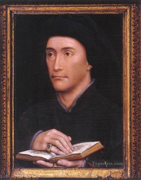 Retrato de un hombre Guillaume Fillastre Rogier van der Weyden Pinturas al óleo